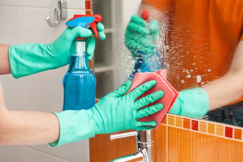 Inspection step during a carpet cleaners complaints procedure