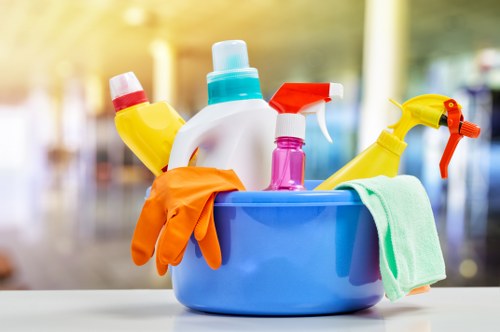 Sustainable carpet cleaning operations showing recycling and transport planning